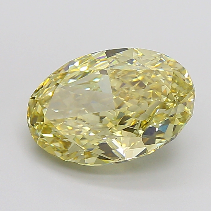 Oval 9.01ct Fancy Intense Yellow VS1
