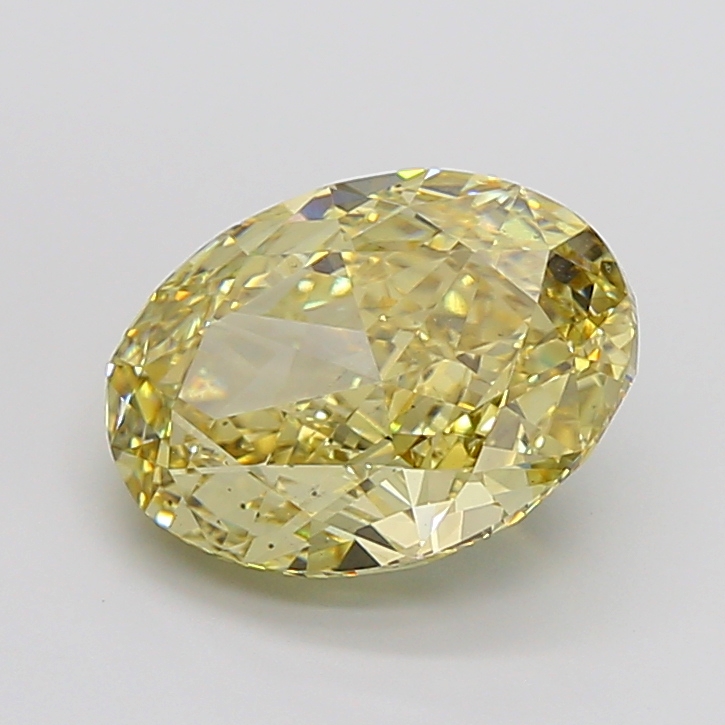 Oval 8.09ct Fancy Intense Yellow VS2