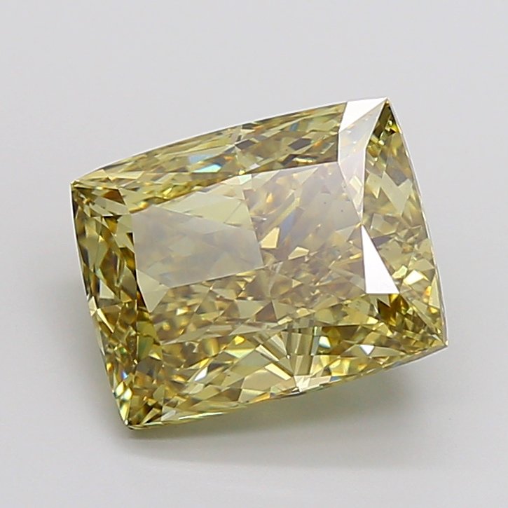 10.08ct Cushion Fancy Intense Yellow VS1 IGI