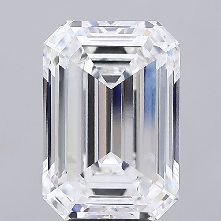 Emerald cut 7.70ct E VVS2