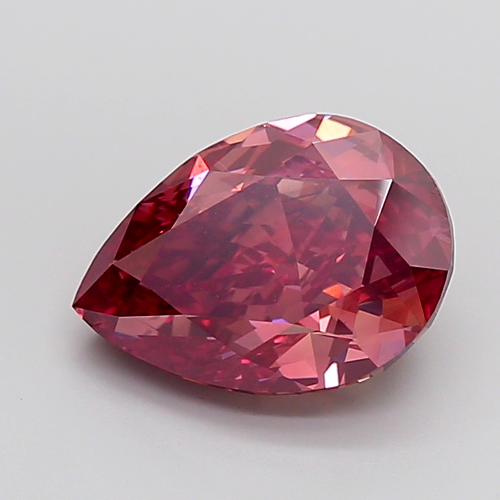 Pear 6.06ct Fancy Vivid Pink VS1