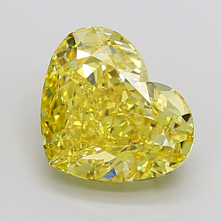 Heart 10.3ct Fancy Vivid Yellow VS2