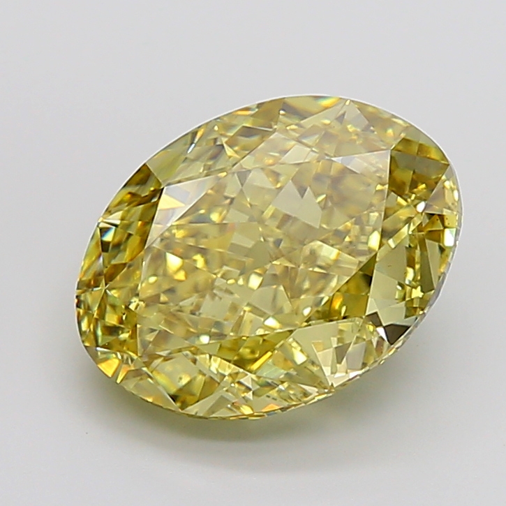 Oval 10.6ct Fancy Intense Yellow VS2