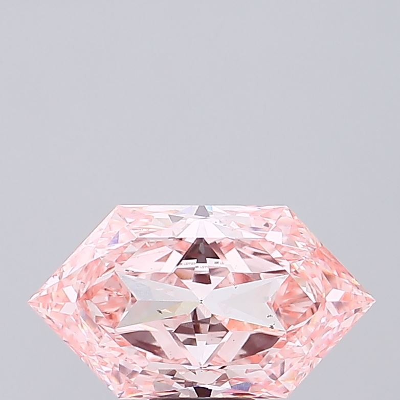 Hexagonal 10ct Fancy Vivid Pink VS2