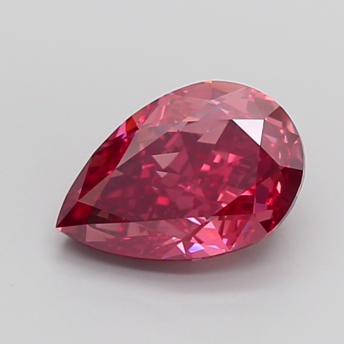 Pear 4.00ct Fancy Vivid Pink VS1