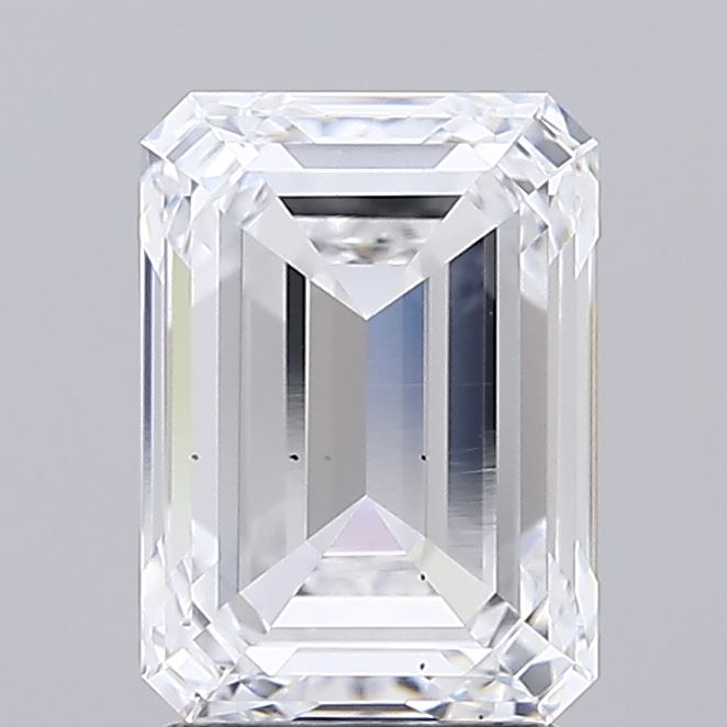 3.02 ct. emerald Lab Grown Diamond front image