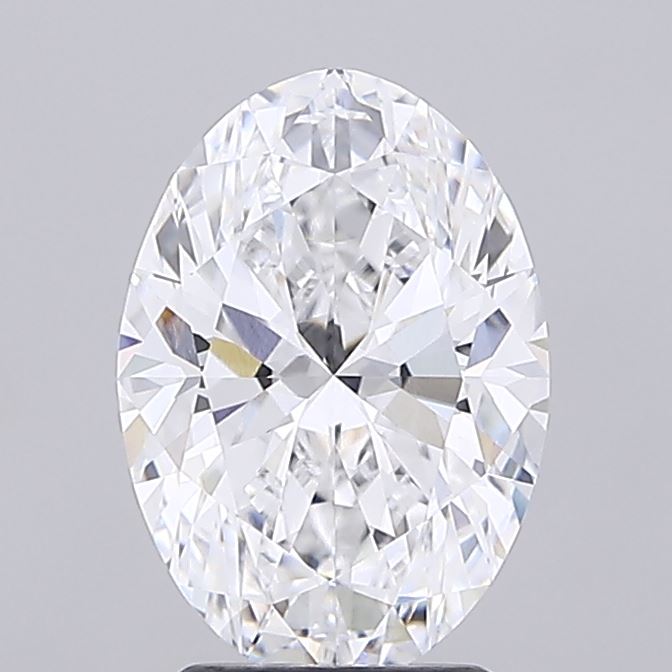 2.92 ct. oval Lab Grown Diamond front image