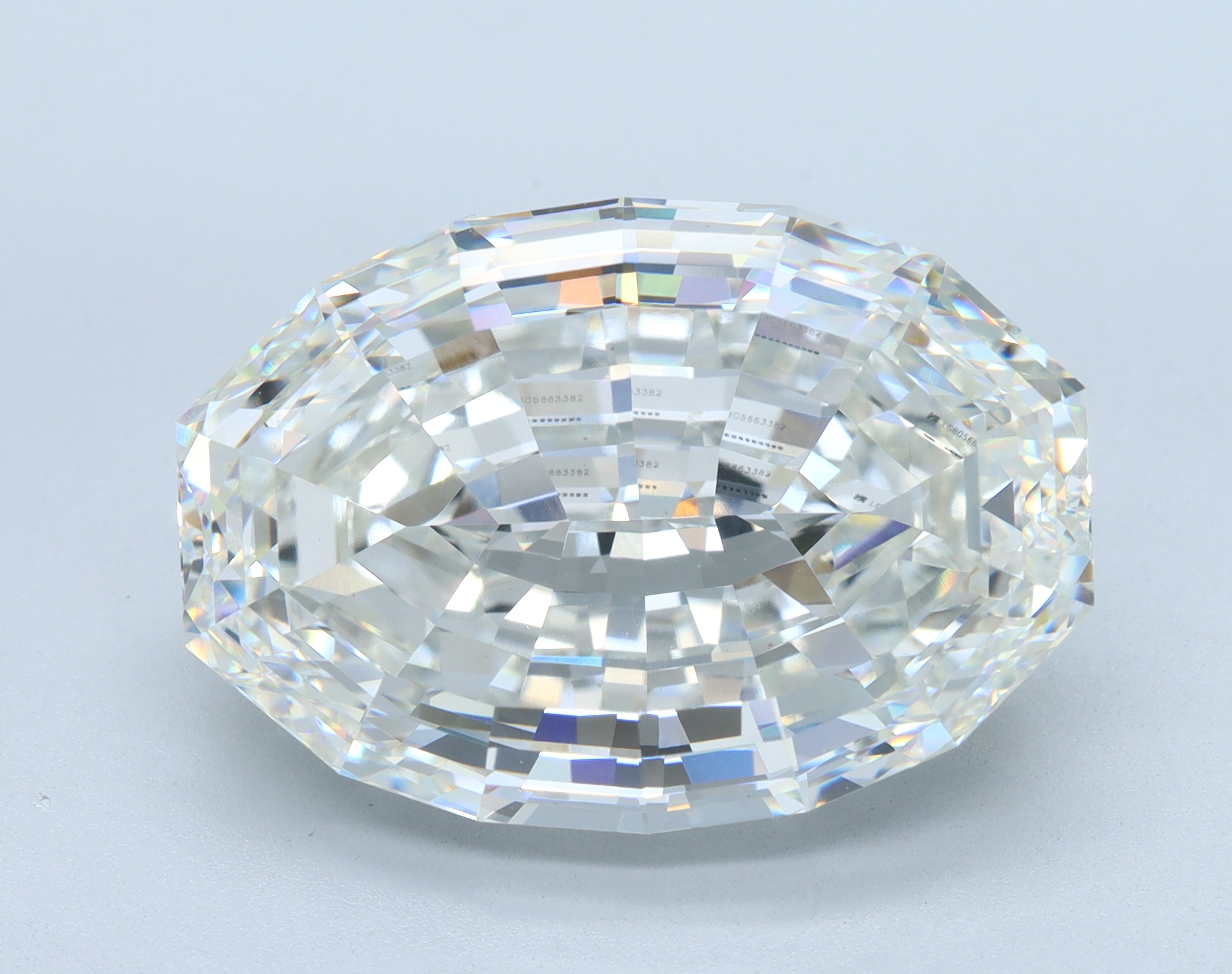 14.69ct Oval Step G VVS2 IGI