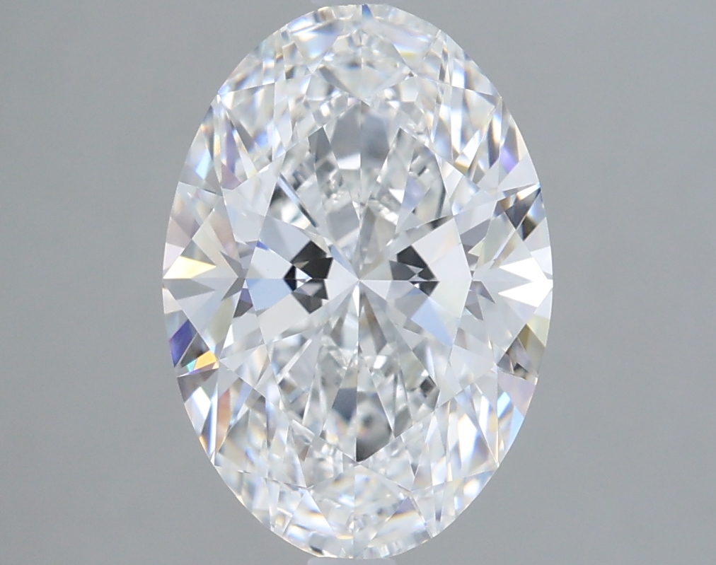 3.09 carat e VVS2 EX Cut IGI oval diamond
