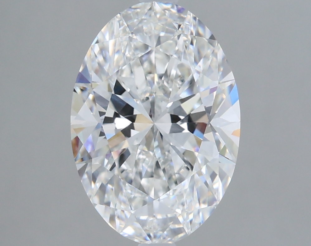 3.08 carat e VVS2 EX Cut IGI oval diamond