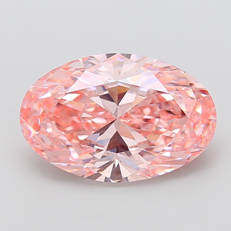 Oval 8.02ct Fancy Vivid Pink VS1