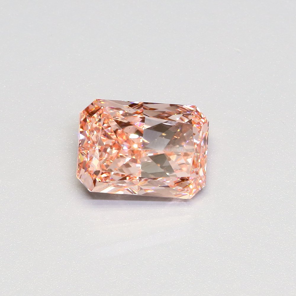 Radiant 4.04ct Fancy Vivid Pink VS1