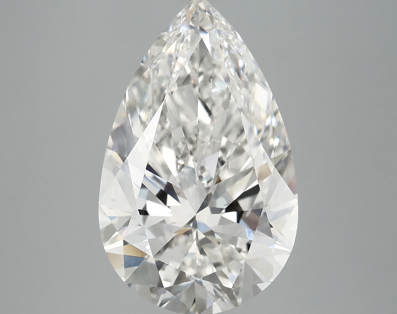 Pear 5.00ct F VS2