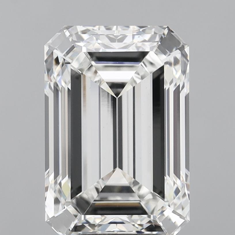 Emerald cut 5.10ct F VVS2