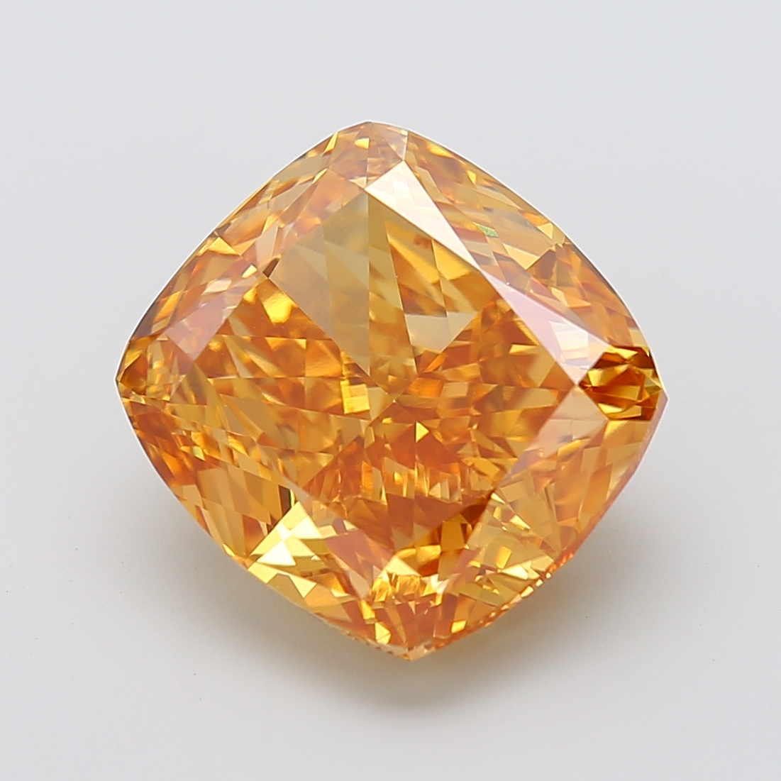 Cushion 15ct Fancy Vivid Yellow VS1