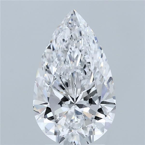 3 carat d VS2 EX Cut IGI pear diamond