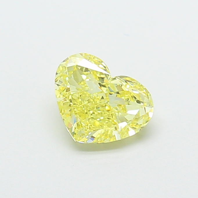 1.5ct Heart Fancy Intense Yellow VS1 IGI