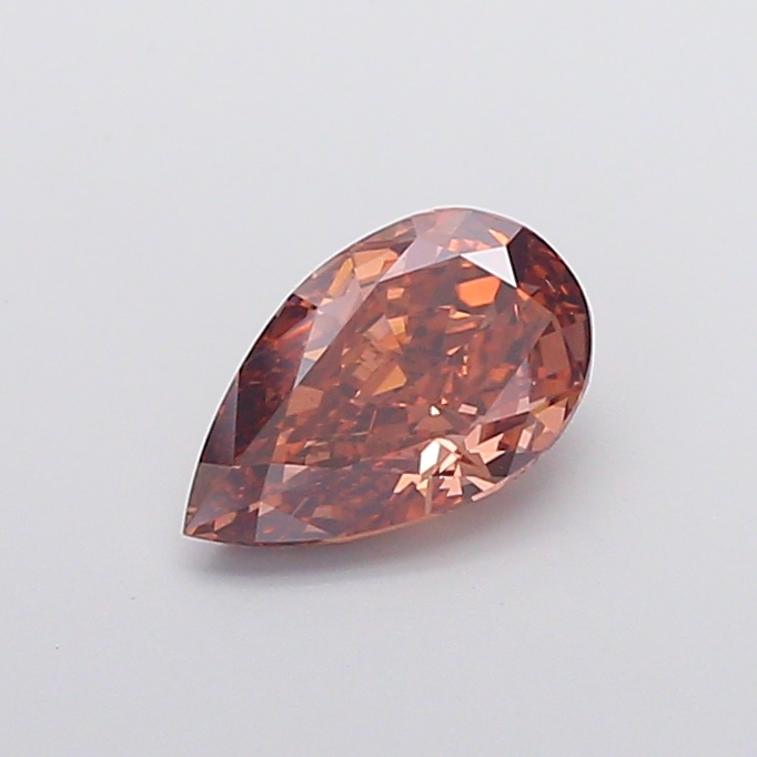 1.5ct Pear Fancy Intense Brown VS2 IGI