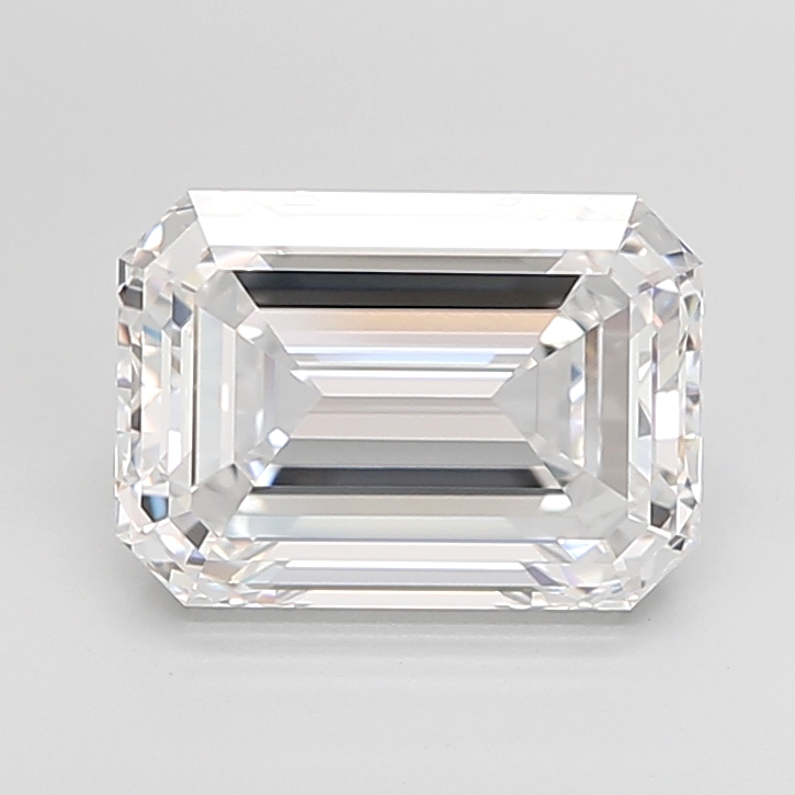 Emerald cut 4.51ct D IF