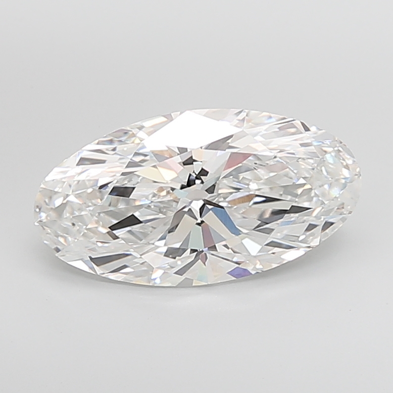 7.05 ct. oval Lab Grown Diamond front image