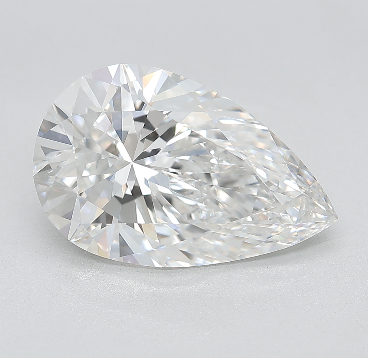 Pear 5.11ct E VVS2