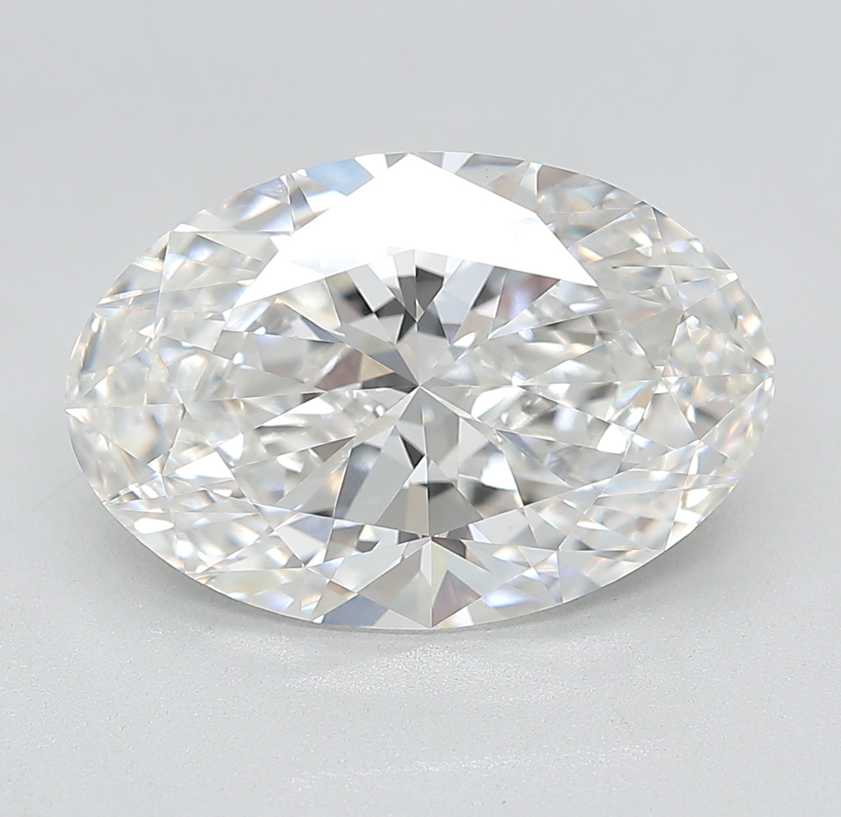 Oval 5.49ct F VVS2