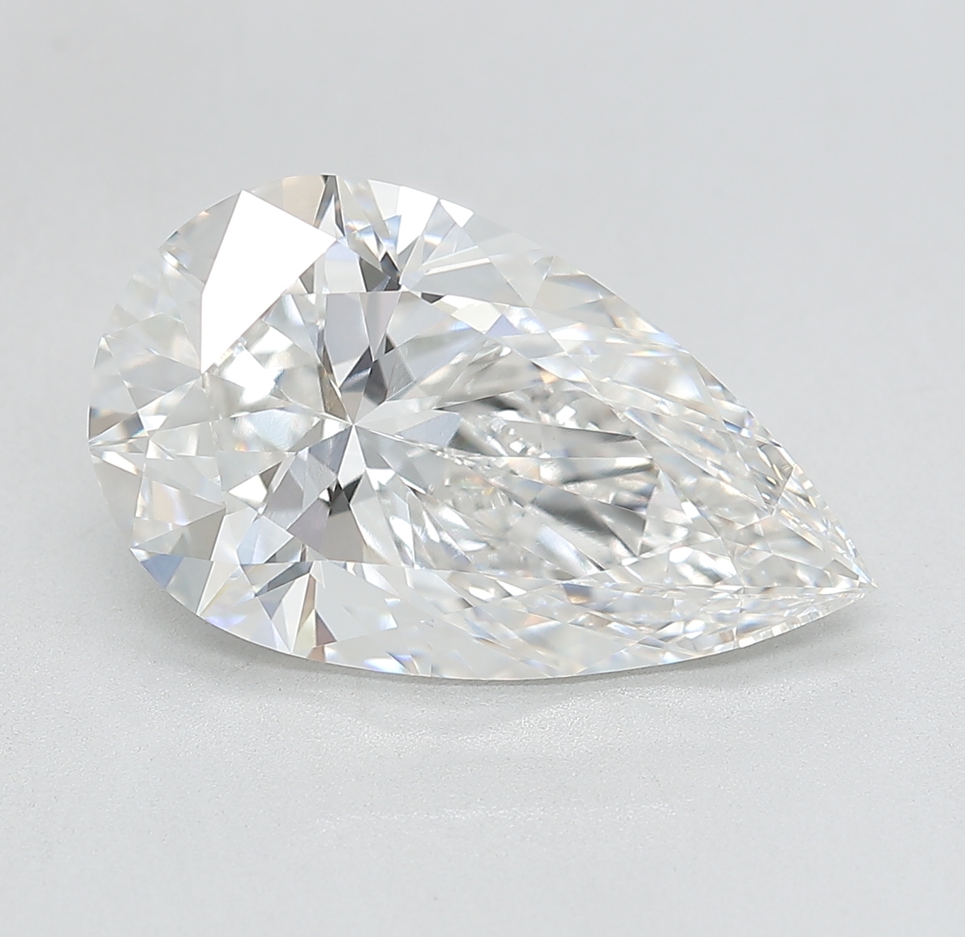 Pear 5.83ct F VVS2