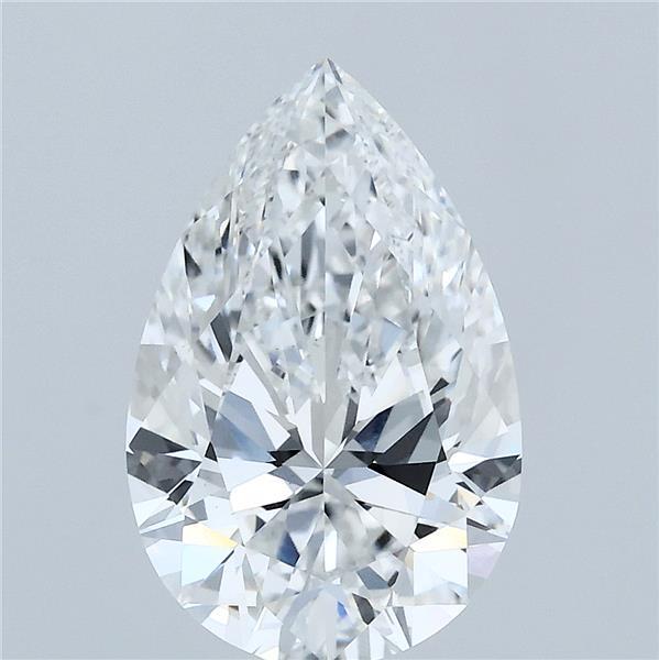 3.09 carat e VVS2 EX Cut IGI pear diamond