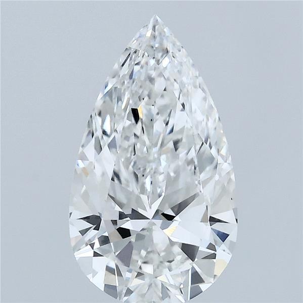 2.01 carat e VS1 EX Cut IGI pear diamond