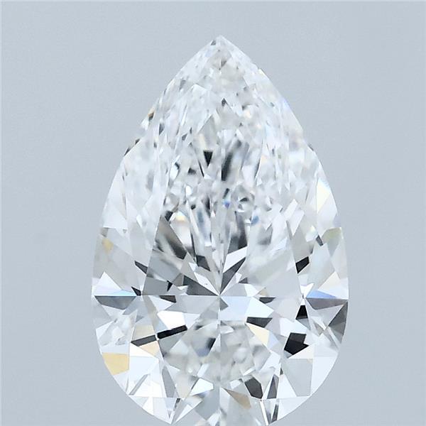 2.01 carat e VS1 EX Cut IGI pear diamond