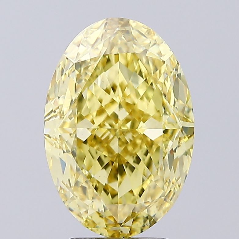 Oval 4.70ct Fancy Intense Yellow VS1