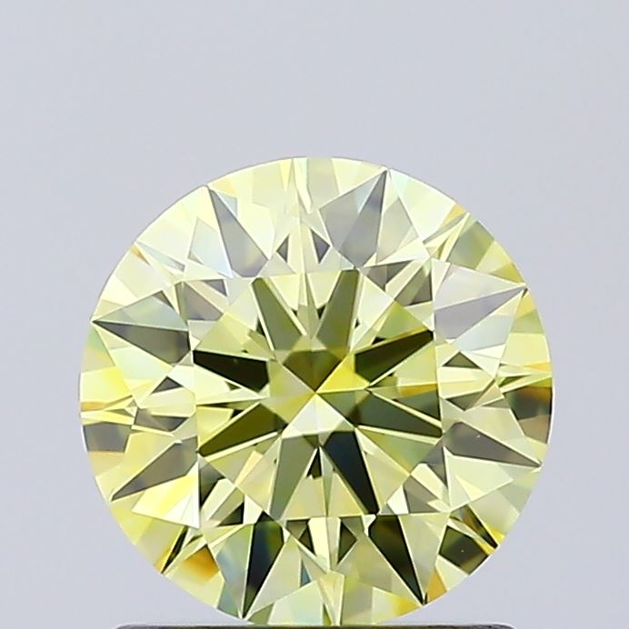 1.02ct Round Fancy Yellow IF IGI
