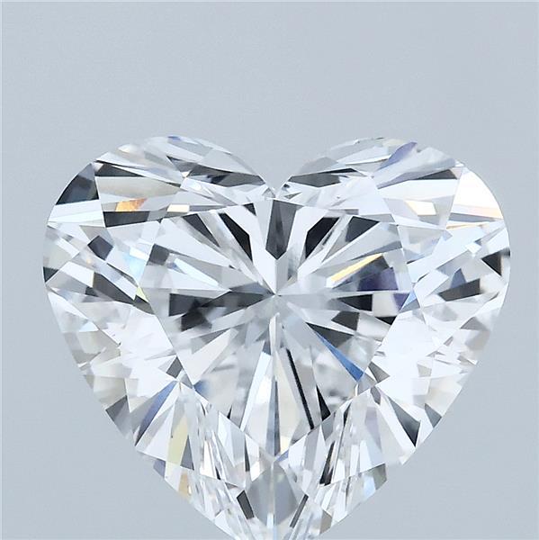 4.08 Carat Heart Cut D VVS2 Diamond - view 1