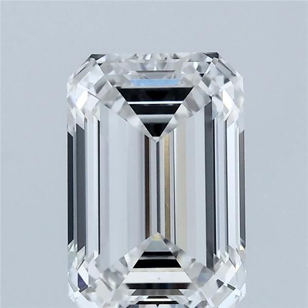2.1 carat f VVS2 EX Cut IGI emerald diamond