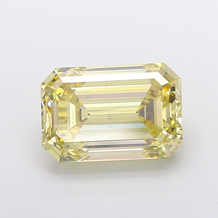4.01ct Emerald Fancy Yellow VS1 IGI