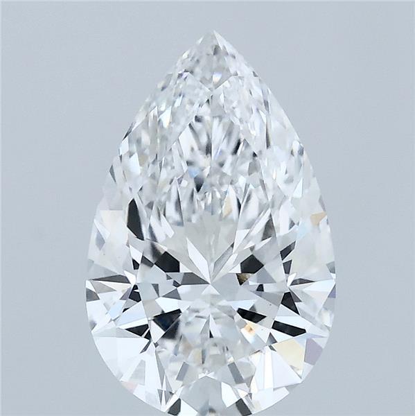 2.03 carat e VVS2 EX Cut IGI pear diamond
