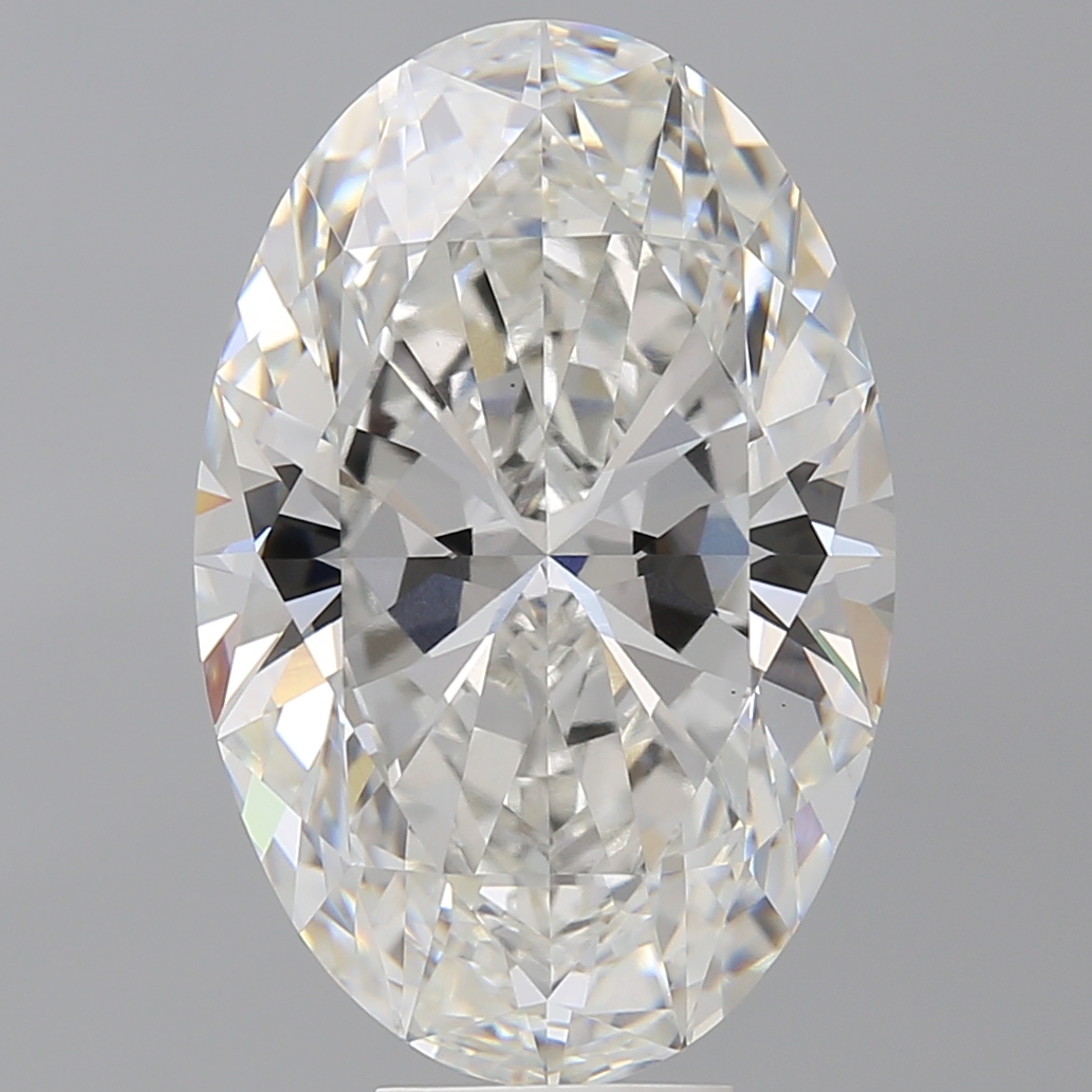 Oval 9.57ct F VS1