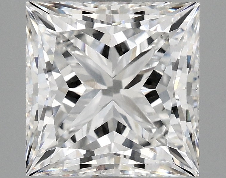 3.93 Carat Princess Cut Lab Diamond