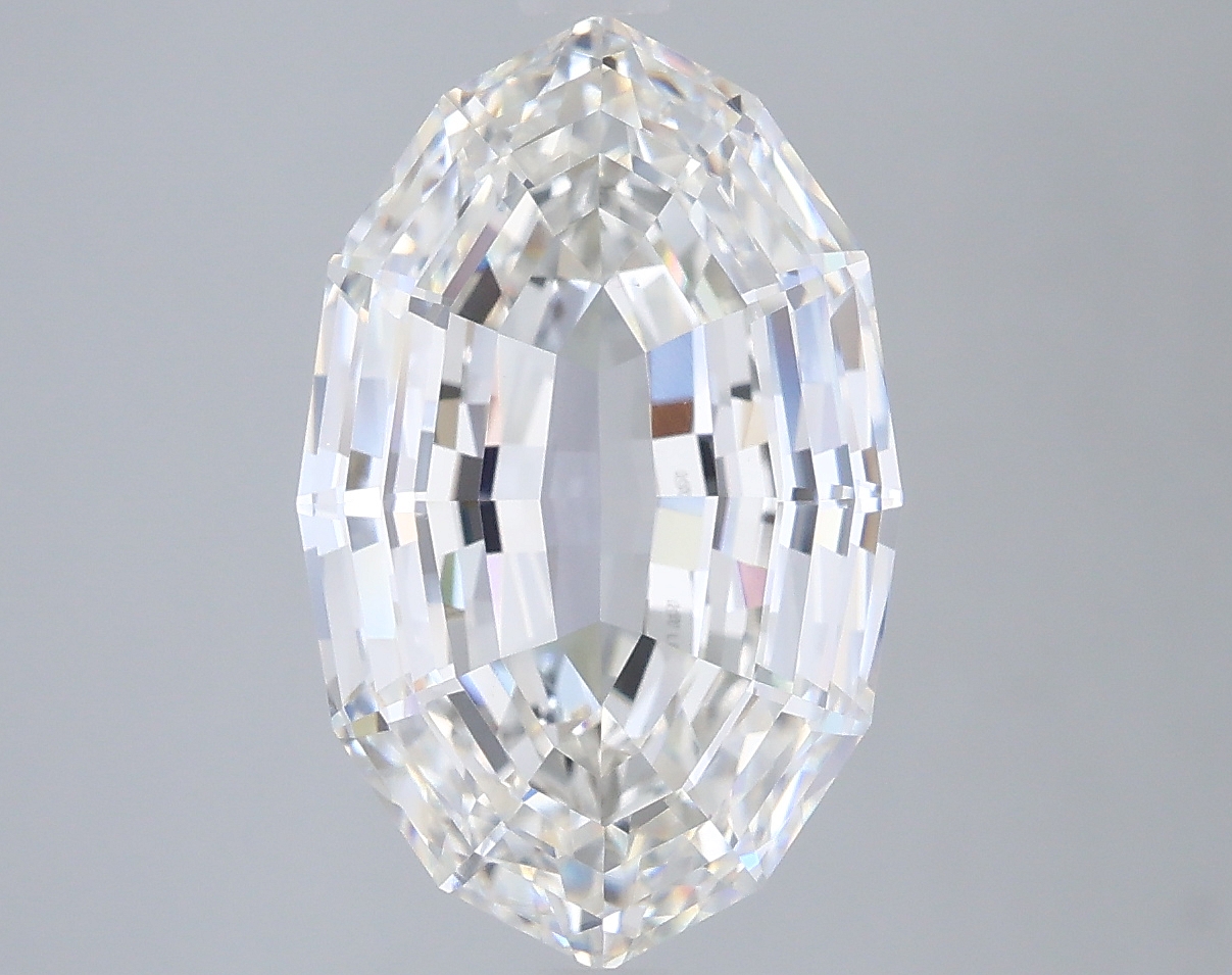 5.03ct Oval Step F VS1 IGI