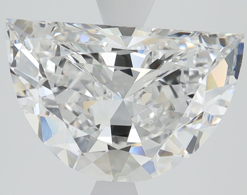 2.82 Carat Half Moon Cut Lab Diamond