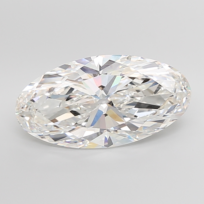 Moval Cut 10.1ct F VVS2