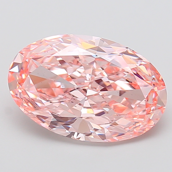 Oval 4.81ct Fancy Intense Pink VS1