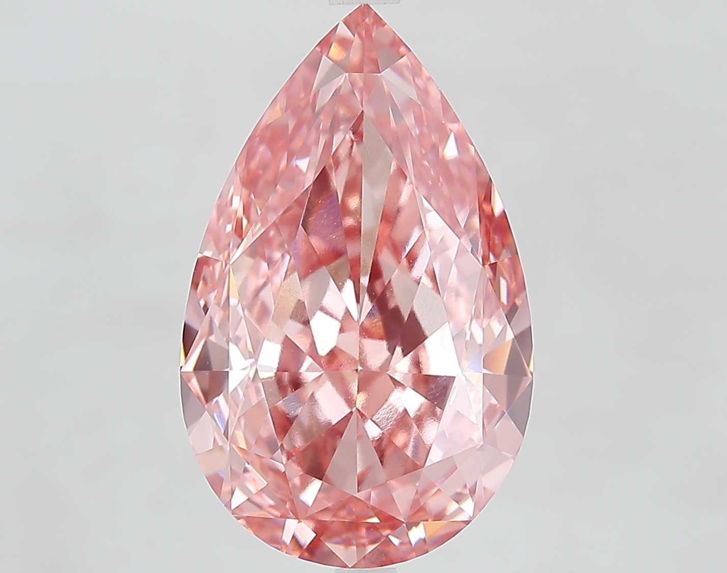 Pear 8.51ct Fancy Vivid Pink VVS2
