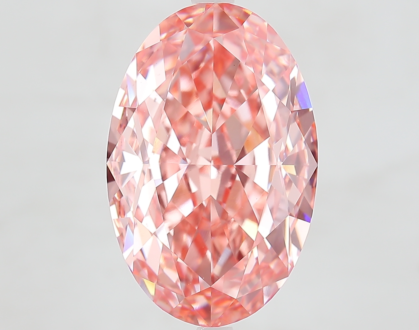 Oval 10.1ct Fancy Vivid Pink VVS2