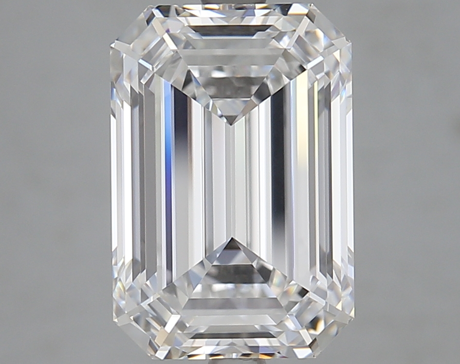 Emerald cut 5.12ct D IF