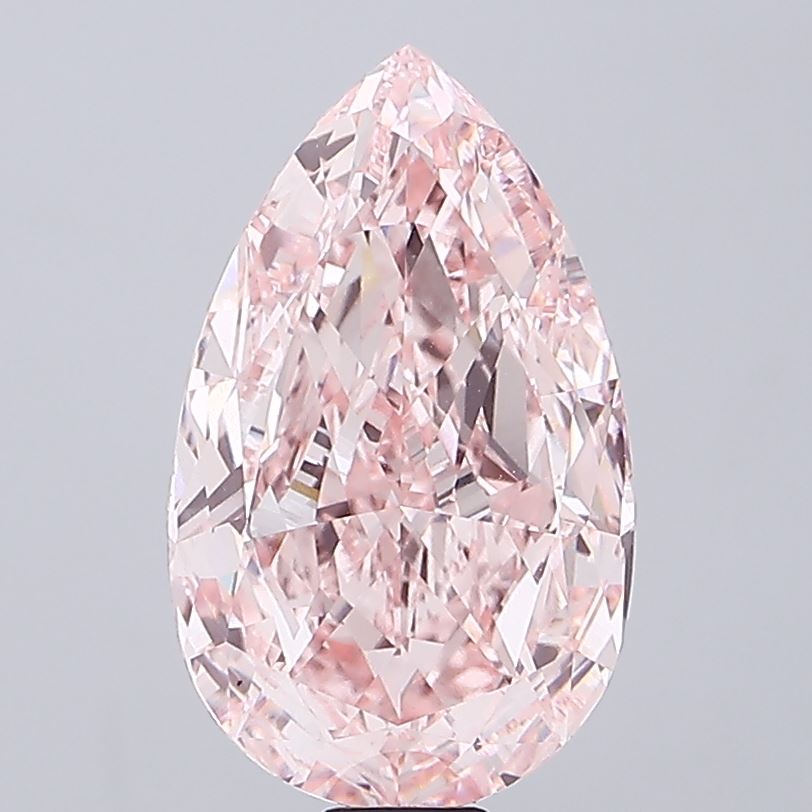 Pear 31.2ct Fancy Vivid Pink VS1