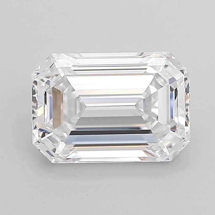Emerald cut 4.32ct D IF