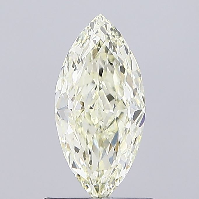 0.82ct Marquise Fancy Light Yellow VVS2