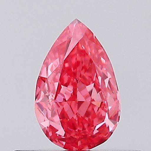 0.32ct Pear Fancy Vivid Pink VVS2