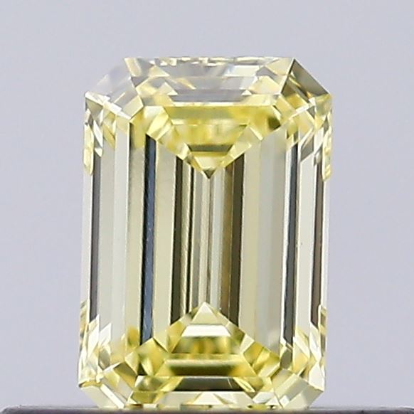 0.29ct Emerald Fancy Intense Yellow VS1